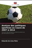 Analyse des politiques sportives au Ceará de 2007 à 2014