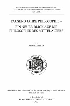 Tausend Jahre Philosophie - Speer, Andreas