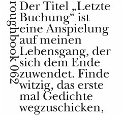 Die letzte Buchung - Wawerzinek, Peter