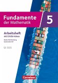 Fundamente der Mathematik 5. Schuljahr - Baden-Württemberg - G9 ab 2025 - Arbeitsheft zum Schulbuch mit Erklärfilmen