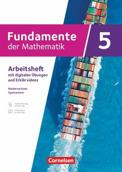 Fundamente der Mathematik 5. Schuljahr. Niedersachsen - Arbeitsheft mit Medien und digitalen Übungen