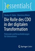 Die Rolle des CDO in der digitalen Transformation (eBook, PDF)