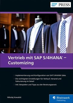 Vertrieb mit SAP S/4HANA - Customizing (eBook, ePUB) - Kowalski, Mikolaj