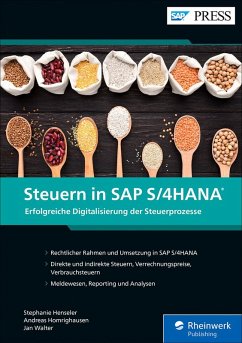 Steuern in SAP S/4HANA (eBook, ePUB) - Henseler, Stephanie; Homrighausen, Andreas; Walter, Jan