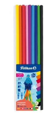 Cover Pelikan Krepppapier 50x200cm Set in 10 Farben