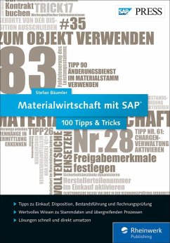 Materialwirtschaft mit SAP - 100 Tipps & Tricks (eBook, ePUB) - Bäumler, Stefan