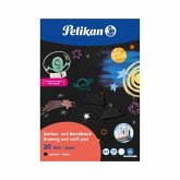 Pelikan Zeichen- und Bastelblock A4, 20 Blatt schwarz, blauer Engel Pelikan Zeichen- und Bastelblock A4, 20 Blatt schwarz, blauer Engel
