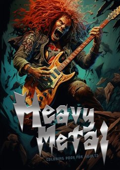 Cover Heavy Metal Coloring Book for Adults