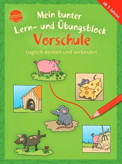 Mein bunter Lern- und Übungsblock Vorschule. Logisch denken und verbinden - Schäfer, Carola