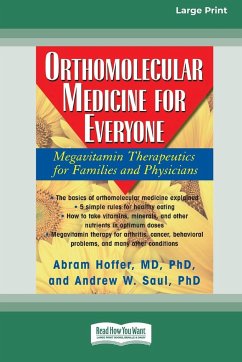Orthomolecular Medicine for Everyone - Hoffer, Abram