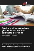 Analisi dell'occupazione giovanile nel decimo semestre dell'anno