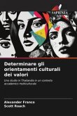 Determinare gli orientamenti culturali dei valori