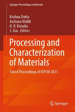 Processing and Characterization of Materials (eBook, PDF)