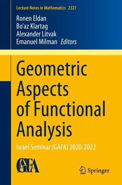 Geometric Aspects of Functional Analysis (eBook, PDF)