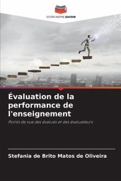 Évaluation de la performance de l'enseignement - Oliveira, Stefania de Brito Matos de