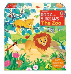 Usborne Book and 3 Jigsaws: The Zoo - Taplin, Sam