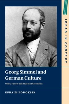Georg Simmel and German Culture - Podoksik, Efraim (Hebrew University of Jerusalem)