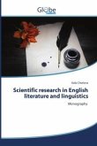 Scientific research in English literature and linguistics