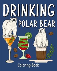 Drinking Polar Bear Coloring Book - Paperland