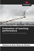 Evaluation of teaching performance
