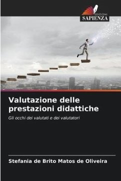 Valutazione delle prestazioni didattiche - Oliveira, Stefania de Brito Matos de