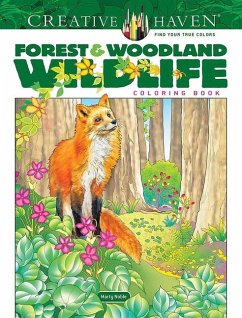 Creative Haven Forest & Woodland Wildlife Coloring Book - Noble, Marty