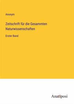 Cover Zeitschrift für die Gesammten Naturwissenschaften