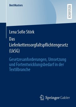 Das Lieferkettensorgfaltspflichtengesetz (LkSG) (eBook, PDF) - Störk, Lena Sofie