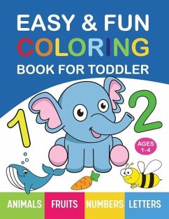 Easy & Fun Coloring Book for Toddler - Daniel, Mapesho