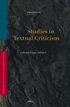Studies in Textual Criticism - Tov, Emanuel