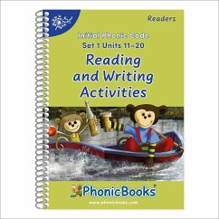 Phonic Books Dandelion Readers Reading and Writing Activities Set 1 Units 11-20 Pip Gets Rich (Two Letter Spellings Sh, Ch, Th, Ng, Qu, Wh, -Ed, -Ing, -Le) - Phonic Books