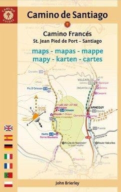 Camino de Santiago Maps (Camino Francés) - Brierley, John (John Brierley)