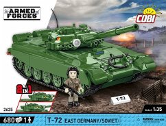 COBI Armed Forces 2625 - T-72 (East Germany/Soviet), Panzer, Bausatz, 1:35, 680 Bauteile