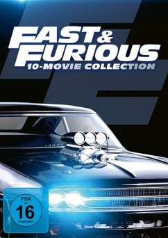 Fast & Furious - 10-Movie-Collection - Vin Diesel,Paul Walker,Dwayne Johnson