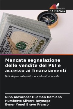 Mancata segnalazione delle vendite del PEI e accesso ai finanziamenti - Huamán Damiano, Nino Alexander;Silvera Reynaga, Humberto;Bravo Franco, Eyner Yonel