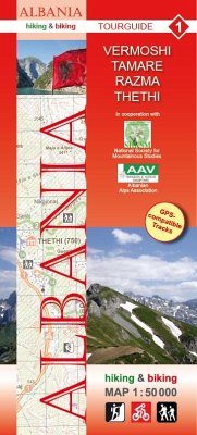 Albania hiking & biking 1:50000