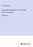 Subscription the disgrace of the English Church; 1st edition