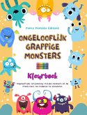 Ongelooflijk grappige monsters   Kleurboek   Schattige en creatieve monsterscènes voor kinderen van 3-10 jaar