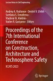 Proceedings of the 7th International Conference on Construction, Architecture and Technosphere Safety