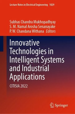 Cover Innovative Technologies in Intelligent Systems and Industrial Applications (eBook, PDF)