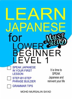 Cover Learn Japanese for Lower Beginner level 1 (eBook, ePUB)