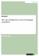 The role of Pragmatics in Second... - Bild 1