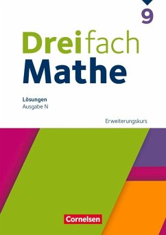 Cover Dreifach Mathe 9. Schuljahr. Erweiterungskurs - Lösungen zum Schulbuch