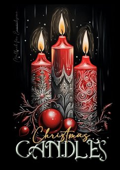 Christmas Candles Coloring Book for Adults - Publishing, Monsoon;Grafik, Musterstück