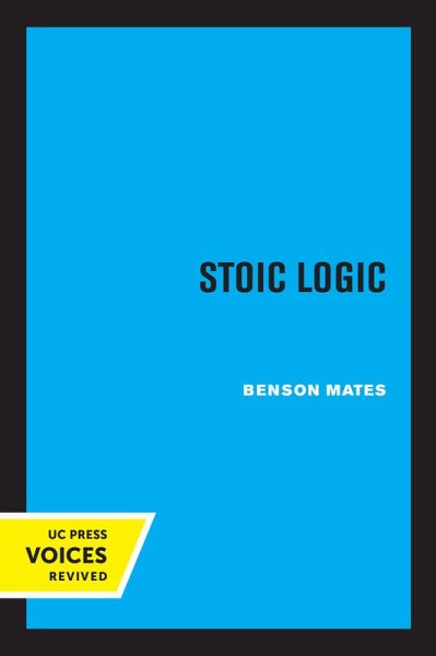 Stoic Logic (eBook, ePUB) Stoic Logic (eBook, ePUB)