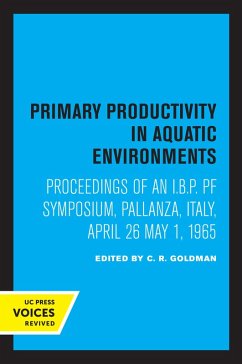 Primary Productivity in Aquatic Environments (eBook, ePUB) - Goldman, C. R.