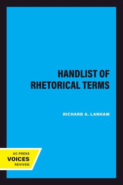 Cover A Handlist of Rhetorical Terms (eBook, ePUB)