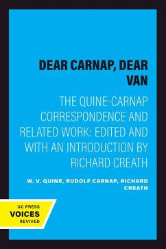 Dear Carnap, Dear Van (eBook, ePUB) - Quine, W. V.; Carnap, Rudolf