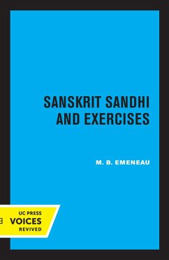 Cover Sanskrit Sandhi and Exercises, Revised Edition (eBook, ePUB)