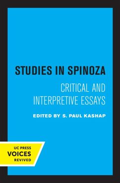 Cover Studies in Spinoza (eBook, ePUB)